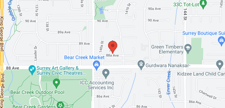 map of 14087 88A AVENUE